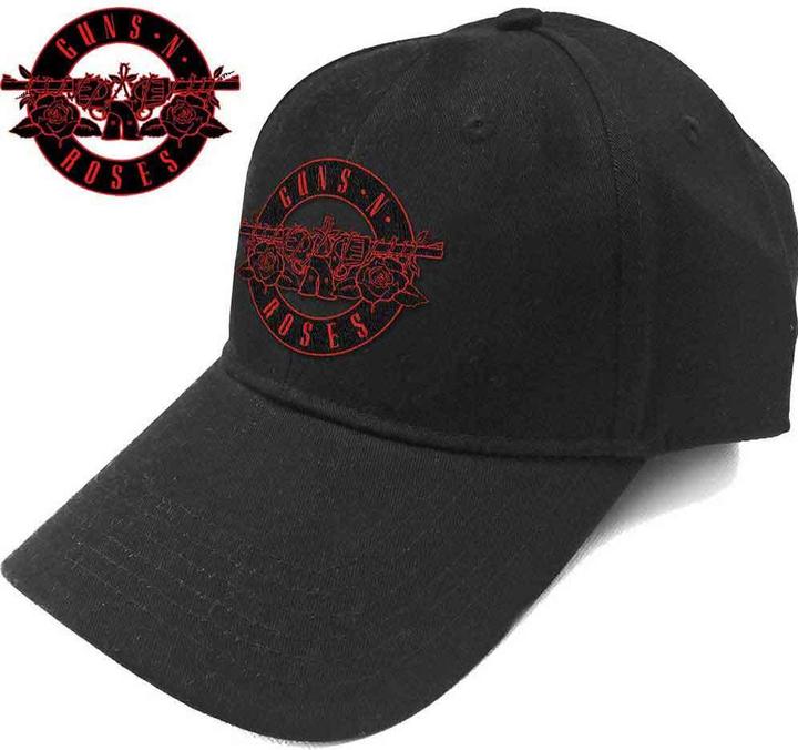 Guns N Roses GunsNRoses Red Circle Logo Baseball Cap