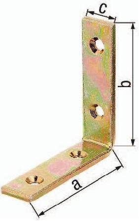 Image du produit Alberts Cornière extra forte 80 x 80 x 20 mm galvanisé, passivé à couche épaisse 1 pc (Angle de rayonnement, Connecteur coudé, 1 pcs)