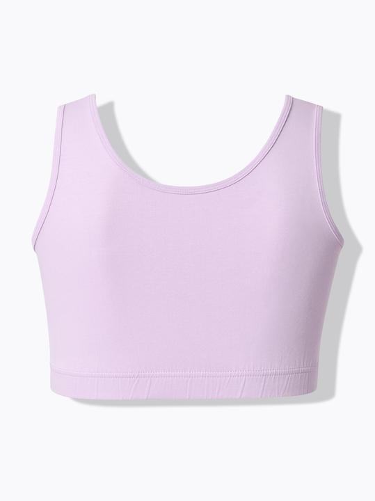 Immagine prodotto Ulla Popken Bustiers, 2er-Pack, bedruckt/uni, Rundhalsausschnitt (Confezione da 2, 54 B)