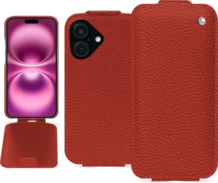 Image du produit Noreve Coque à rabat vertical en cuir (Apple iPhone 16 Plus)