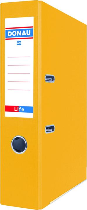 Produktbild Donau Ordner life, neon, a4/75 mm, gelb