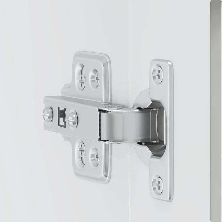 Immagine prodotto VidaXL Pensile da cucina con anta in vetro Porto White Pensile da cucina (60 x 31 x 60 cm)