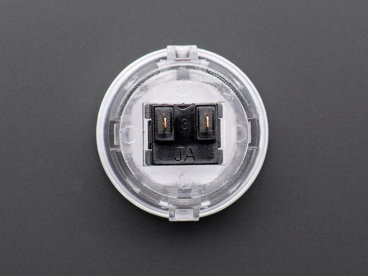 Produktbild OEM Arcade Button 30mm Weiss Transparent