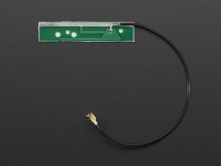 Image du produit Adafruit Mini antenne WiFi flexible 2.4GHz avec connecteur uFL 100mm (Antenne)