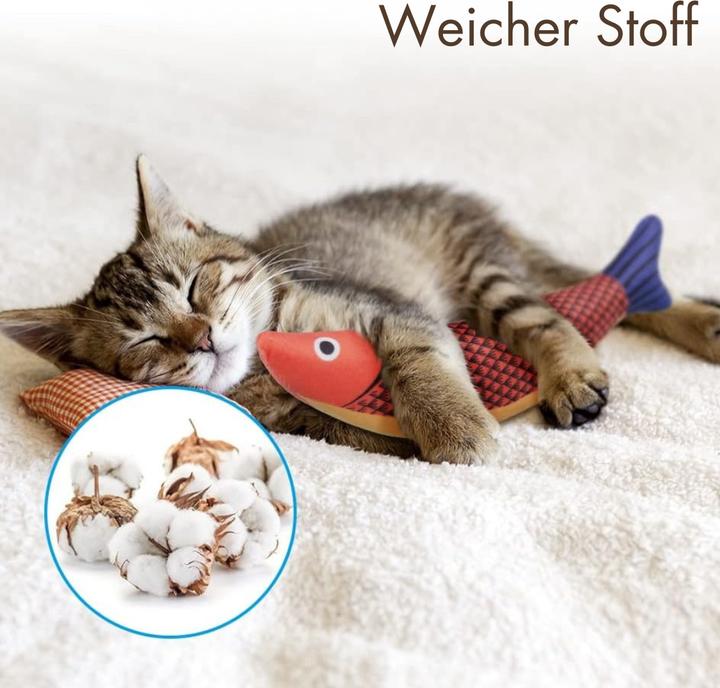 Image du produit Suba Poisson de simulation (Jouet en peluche chat)