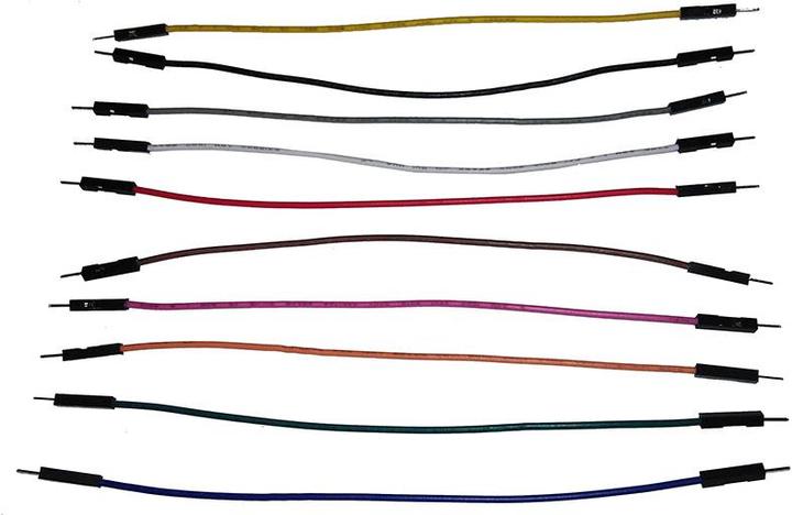 Produktbild Play-Zone Jumperkabel 10 Stk. M/M 15CM 22AWG