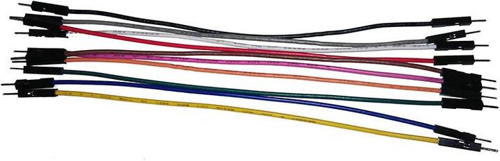 Play-Zone Jumperkabel 10 Stk. M/M 15CM 22AWG