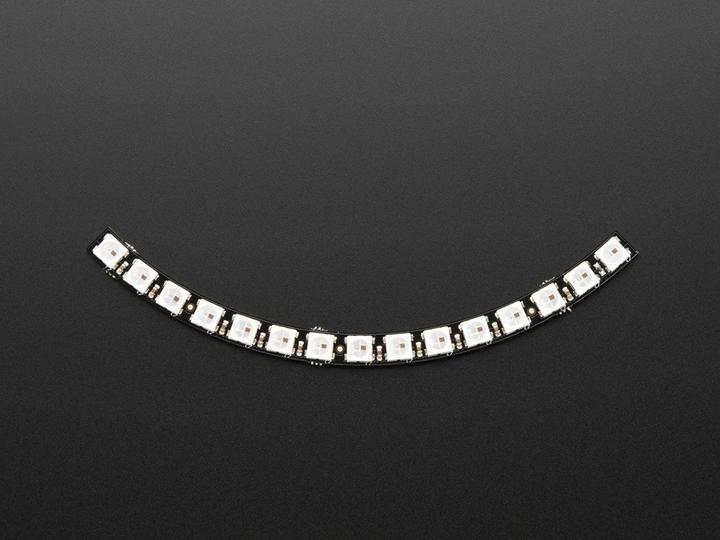 Actual product image OEM WS2812 Ring with 60 Pixel RGB LEDs (NeoPixel)