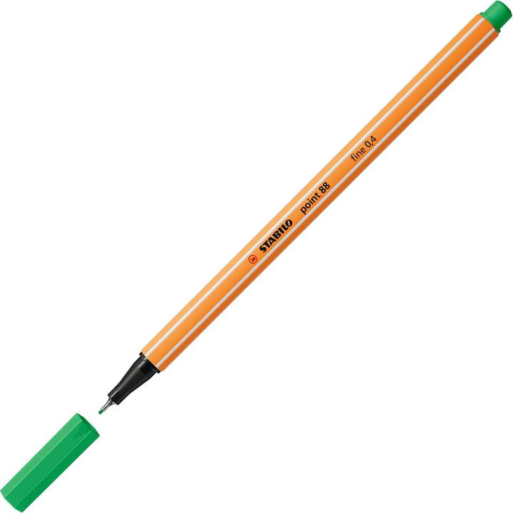 Productafbeelding STABILO Fineliner - punt 88 - pak van 10 - smaragdgroen licht (Licht smaragd, 1 x)