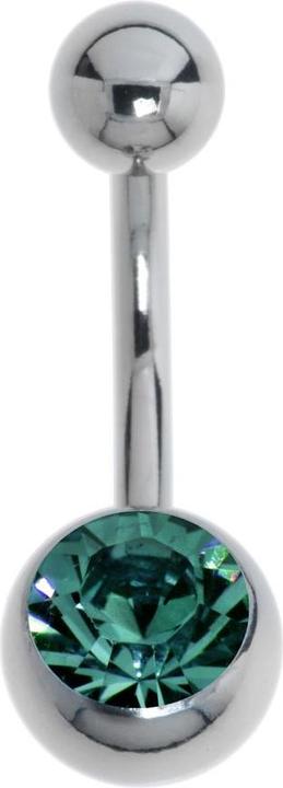 Bijouteria Piercing nombril (Acier inoxydable, Zircone)