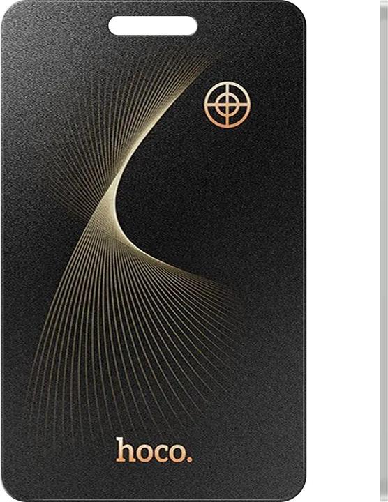 Actual product image Hoco Other Computer Accessory intelligent positioning anti-lost device card shape E92 black (Android, iOS)