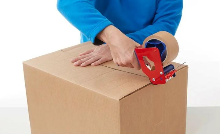 Produktbild tesa tesapack 6300 ECONOMY Handabroller - Für Klebebänder mit bis zu 50 cm Breite