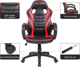 Immagine prodotto RED Sedia da gioco Fighter C6, rosso