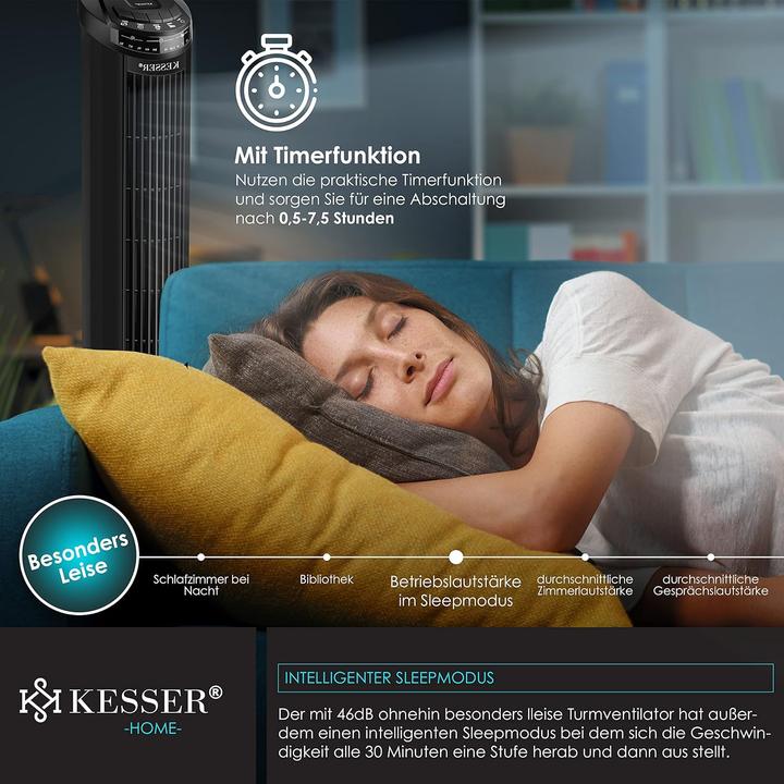 Produktbild Kesser Turmventilator (51.50 dB)