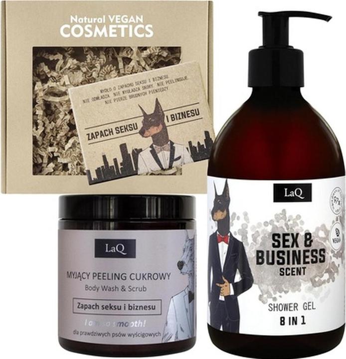 Produktbild LaQ .Zestaw Doberman: żel 500ml +scrub 200ml+kostka (500 ml)