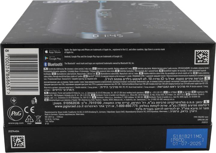 Image du produit Oral-B iO 10 Cosmic Black Booster
