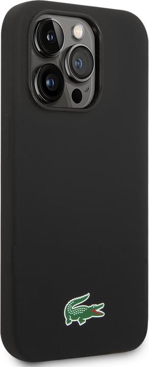 Productafbeelding Lacoste LCHMP14LSLOK iPhone 14 Pro 6.1" czarny/zwart hardcase Siliconen MagSafe (Apple iPhone 14 Pro)