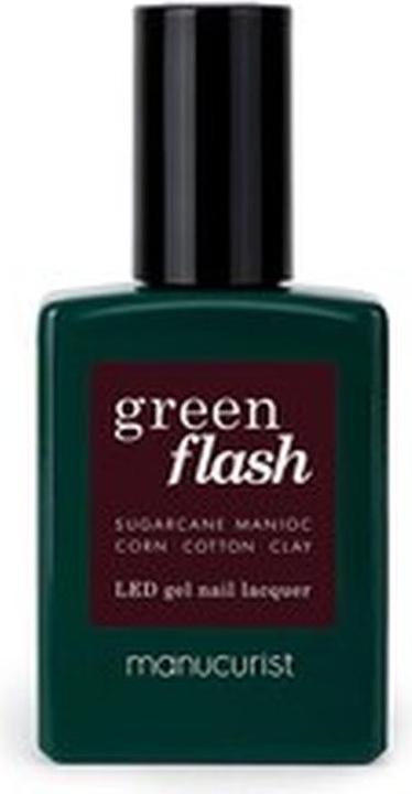 Image du produit Manucurist Green Flash vernis à ongles Hollyhock (Marron, Vernis à ongles effet gel)