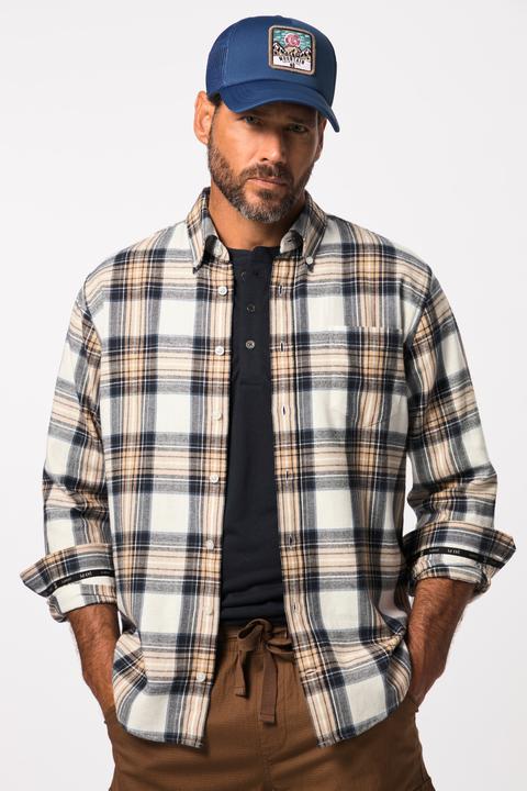 Immagine prodotto Jay-Pi Trekking-Karohemd, Outdoor, Langarm, Buttondown-Kragen, Modern Fit (5XL)