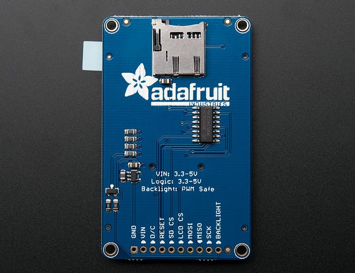 Produktbild Adafruit 2.2" 18-bit color TFT LCD with microSD ILI9340 (Diverse)