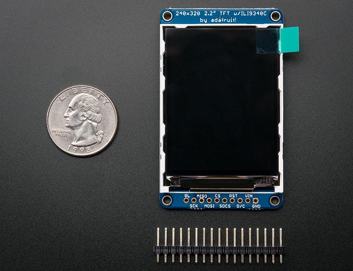 Produktbild Adafruit 2.2" 18-bit color TFT LCD with microSD ILI9340 (Diverse)