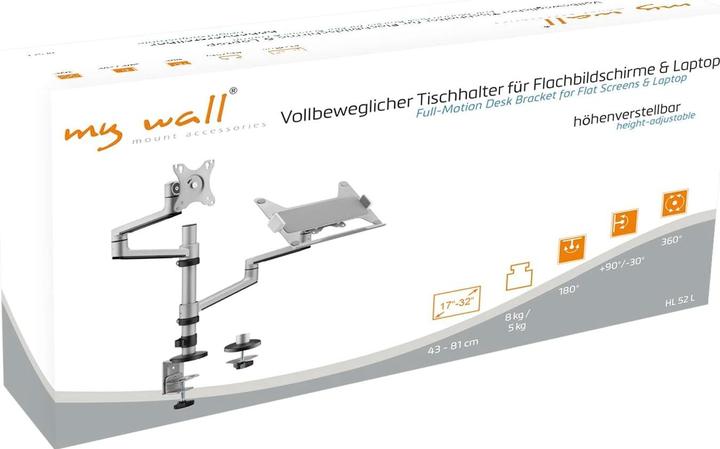 Produktbild myWall HL52L (Tisch, 32", 8 kg)