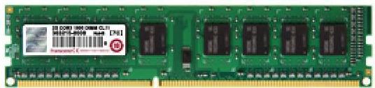 Actual product image Transcend 8Gb,DDR3,1600MHz,SDRAM,240pin DIMM (1 x 8GB, 1600 MHz, DDR3-RAM, DIMM)