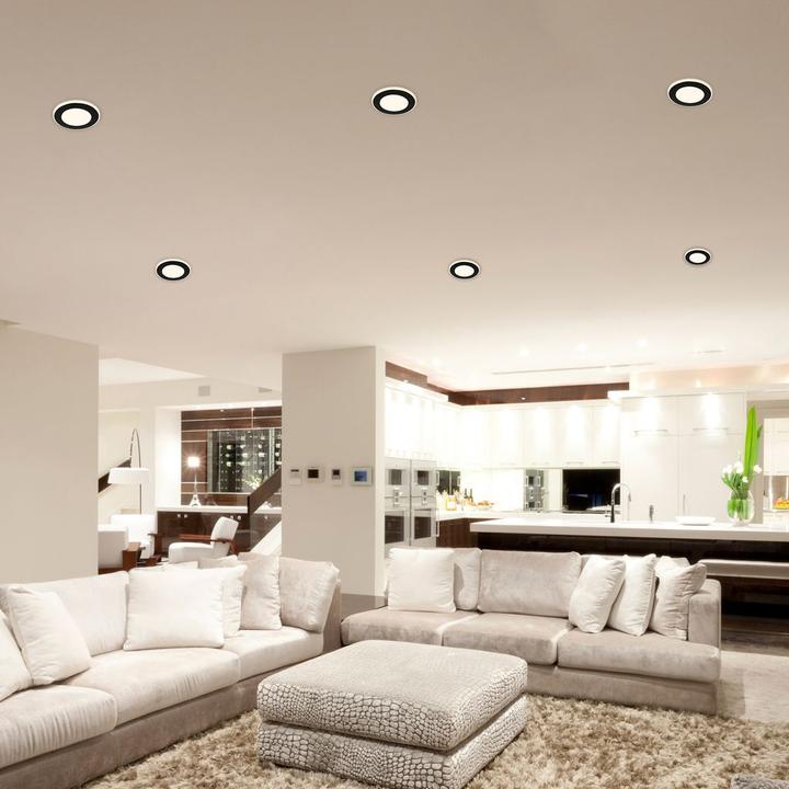 Actual product image B.K.Licht LED recessed light set of 6 (425 lm)