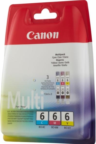 Actual product image Canon Bci-6 (M, C, Y)