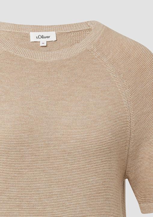Produktbild S.Oliver Strickpullover Kurzarm-Strickpullover aus Baumwollmix (36)