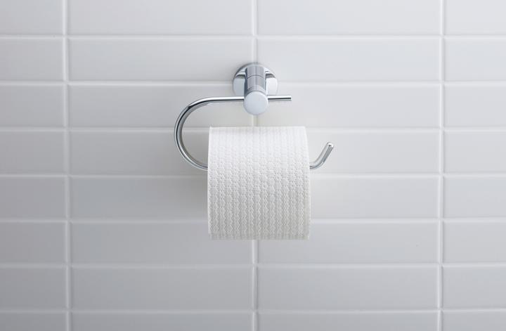 Produktbild Duravit Papierrollenhalter D-CODE chrom
