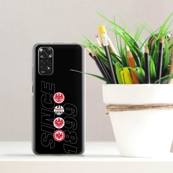 Produktbild DeinDesign Silikon Hülle für Xiaomi Redmi Note 11 4G Handyhülle Case Smartphone Schutzhülle Adler Eintracht (Xiaomi Redmi Note 11)