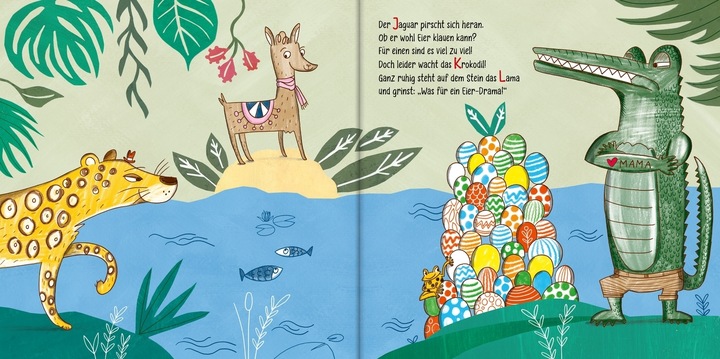 Actual product image Mein tierisch lustiges Oster-ABC (German, Christiane Rittershausen, 2022)