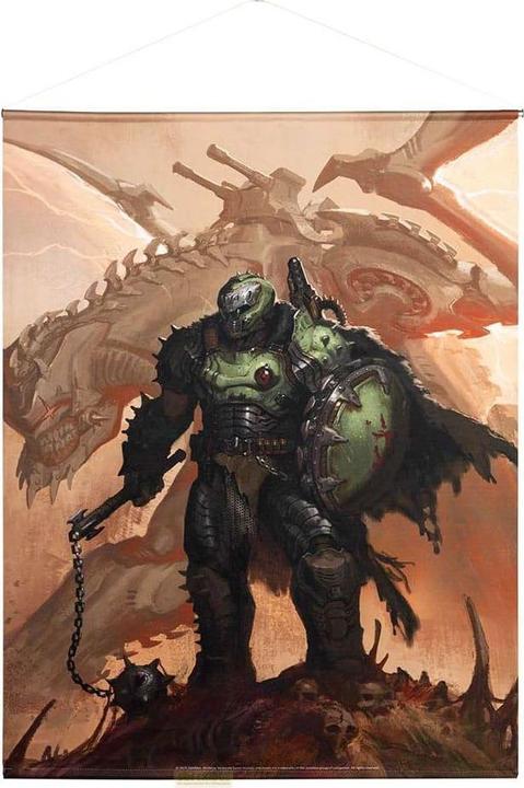 Actual product image Dpi Merchandising DOOM: The Dark Ages Canvas Poster ""Concept Art"" (4.10 x 4.20 cm)