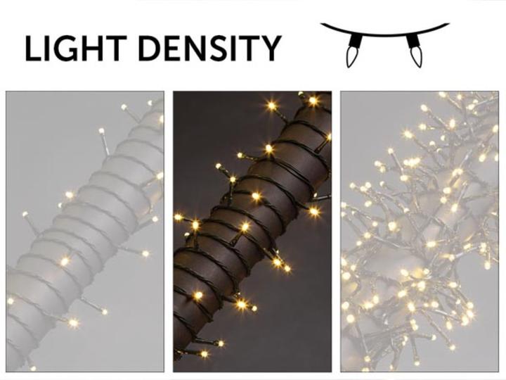Actual product image Vellight Atria LED - for trees of 1.8 m - 220 LEDs - multicoloured - green cable - 24 V (1.80 m)