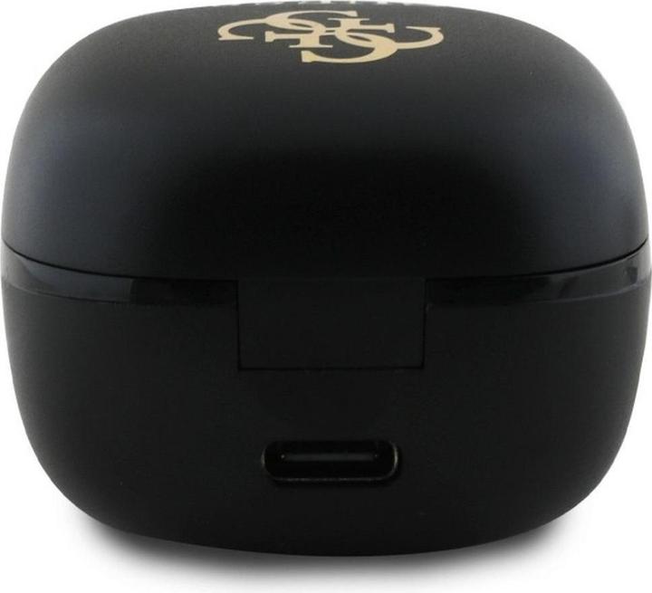 Produktbild Guess 4G Logo Mini TWS Kabellose Kopfhörer Bluetooth Headset - Schwarz (ANC, 24 h, Kabellos)