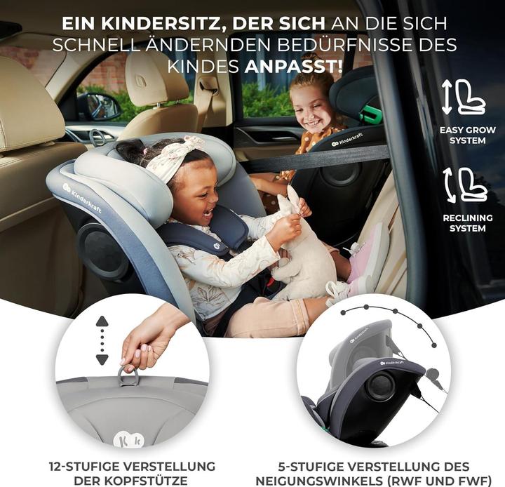 Produktbild KinderKraft I-Grow (Reboarder, ECE R129/i-Size Norm)