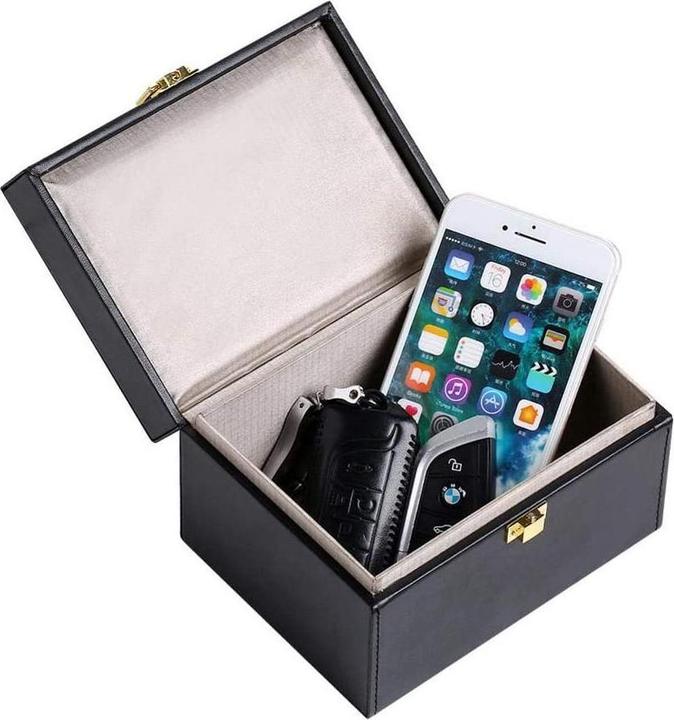 Produktbild Hurtel Signal blocking chest Funkblockierbox Faraday Box für Autoschlüssel und Telefon schwarz