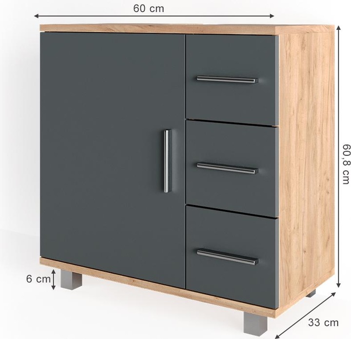 Image du produit Vicco Ilias (60 x 33 x 61 cm)