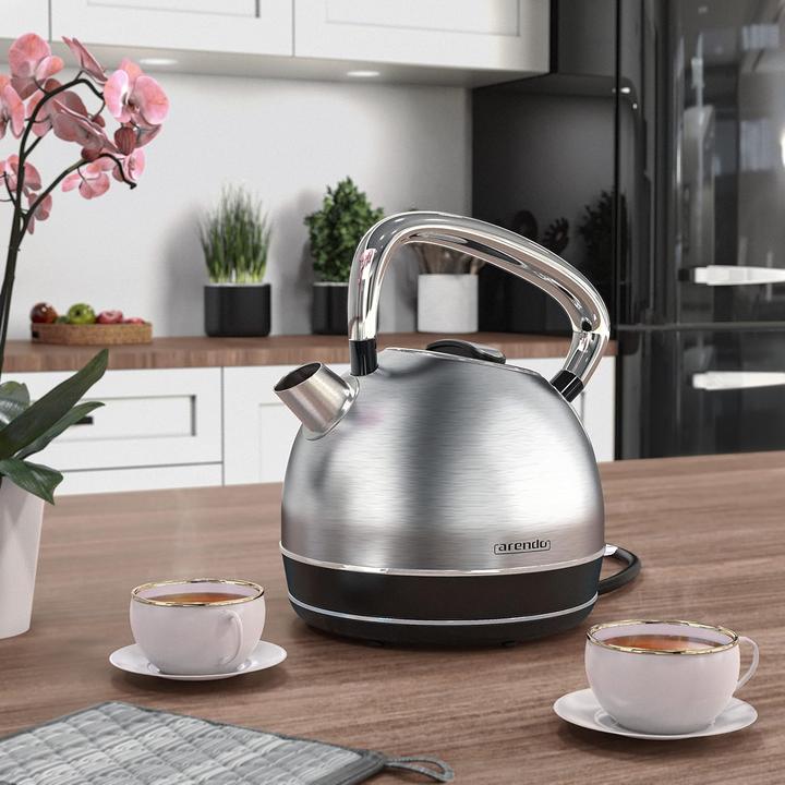 Image du produit Arendo Bouilloire C : argent, 1,7 litre (1.70 l)