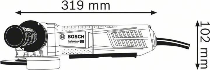 Actual product image Bosch Professional X-LOCK angle grinder GWX 15-125 PS (125 mm)