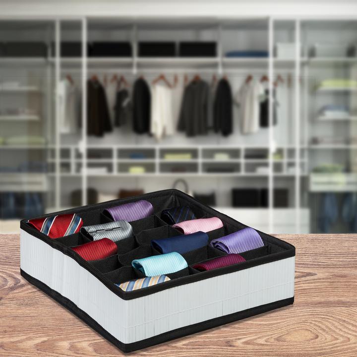 Actual product image Relaxdays Tie box (1 x, 30 x 33 x 10 cm)