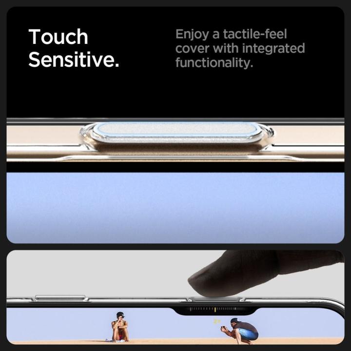 Produktbild Spigen - Thin Fit MagSafe - iPhone 16 Pro - Clear / White (Apple iPhone 16 Pro)