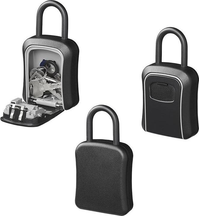 Immagine prodotto ProPlus Cassaforte a chiave con combinazione numerica con bullone a U in metallo