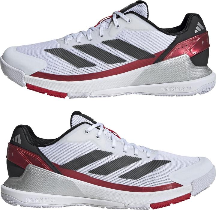 Actual product image adidas Crazyquick Ls Padel White/Black Man (45 1/3)