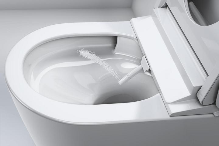 Produktbild Grohe Sensia Dusch-WC Komplettanlage für Unterputzspülkästen, Wandmontage, mit Hygiene-Glasur, spülr