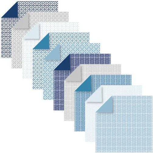 Image du produit Clairefontaine Origami, Packung mit 60 Blatt 70g/m2 im Format 15x15cm, Winter - Mehrfarbig (70 g/m², 400x)