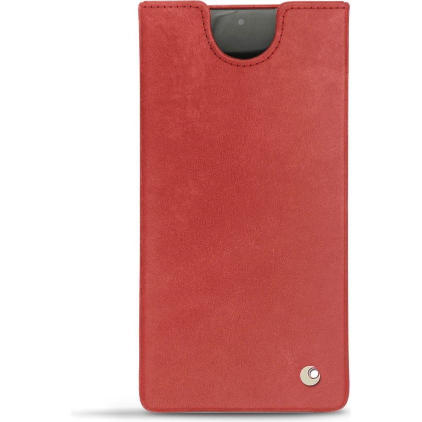 Noreve Lederschutzhülle (Samsung Galaxy Note 10+), Smartphone Hülle, Rot