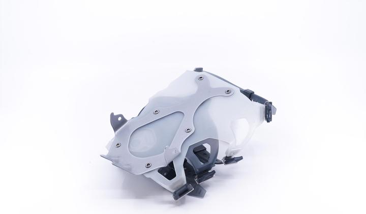 Actual product image Msr Binding PosiLock AT Lightning Ascent 3 Strap Womens Right Gray Crampon (103mm) (Touring skis)