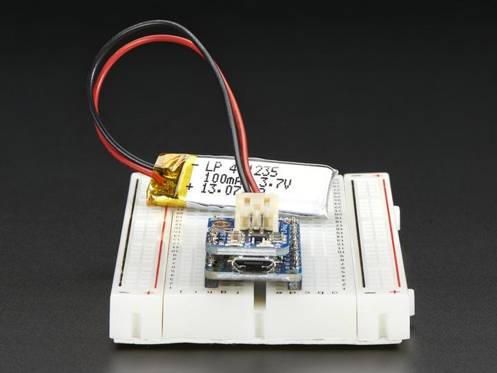 Actual product image Adafruit Pro Trinket LiIon/LiPoly Backpack Add-On (Various)